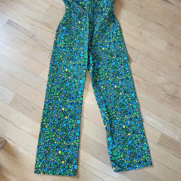 Big Bud Press Multicolor Moss Blossom Floral Jumpsuit - Picture 2 of 10